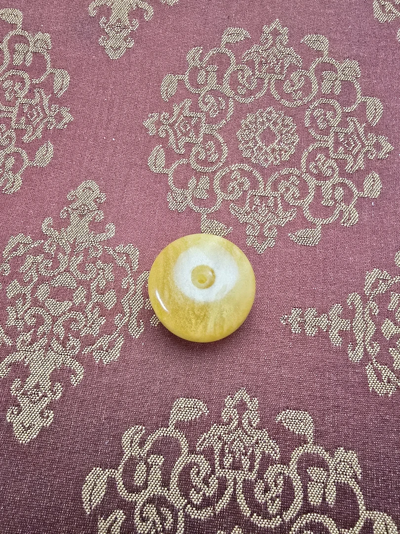 天然蜜蜡23mm+墩子