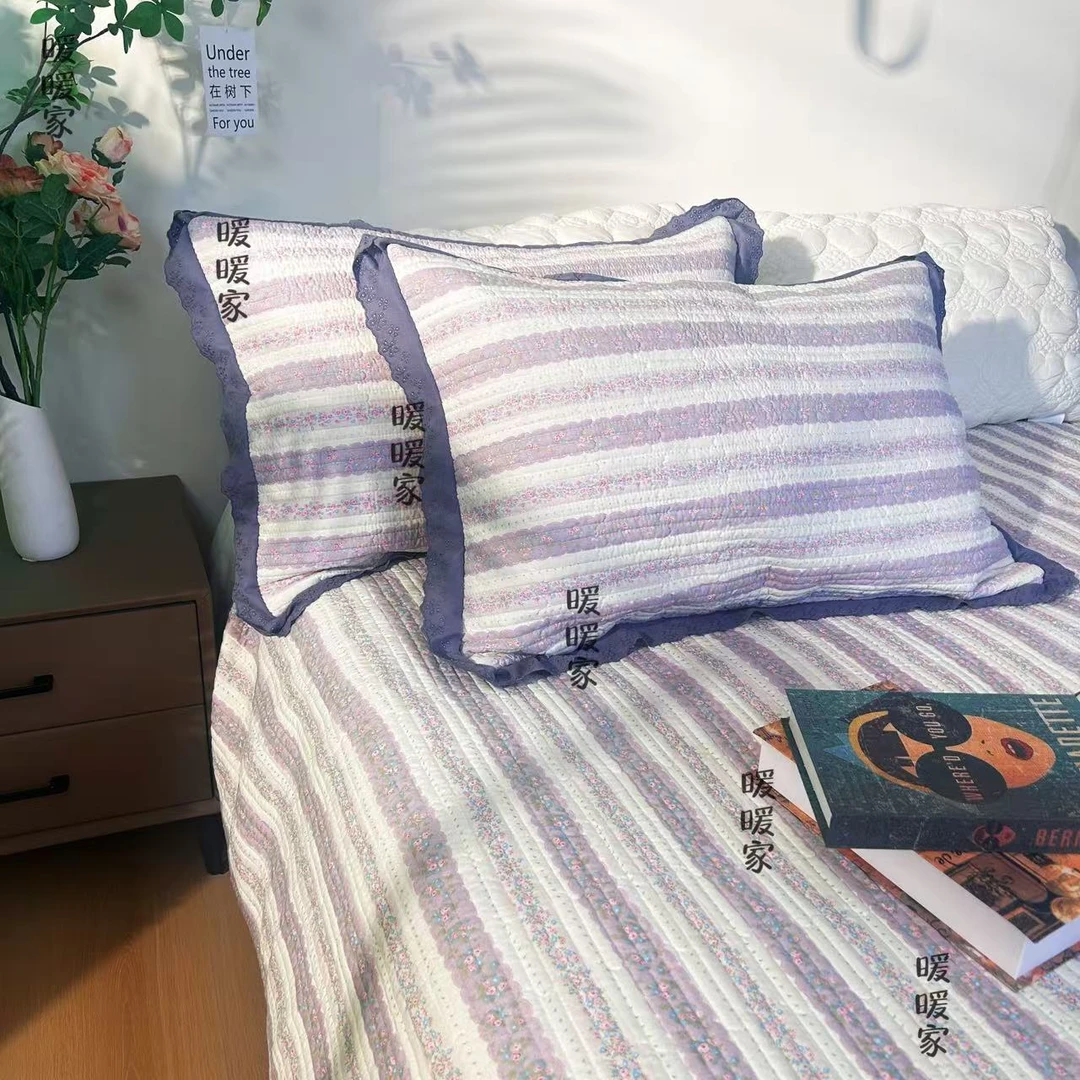 （温婉）一对装52*78四季可爱花边枕套