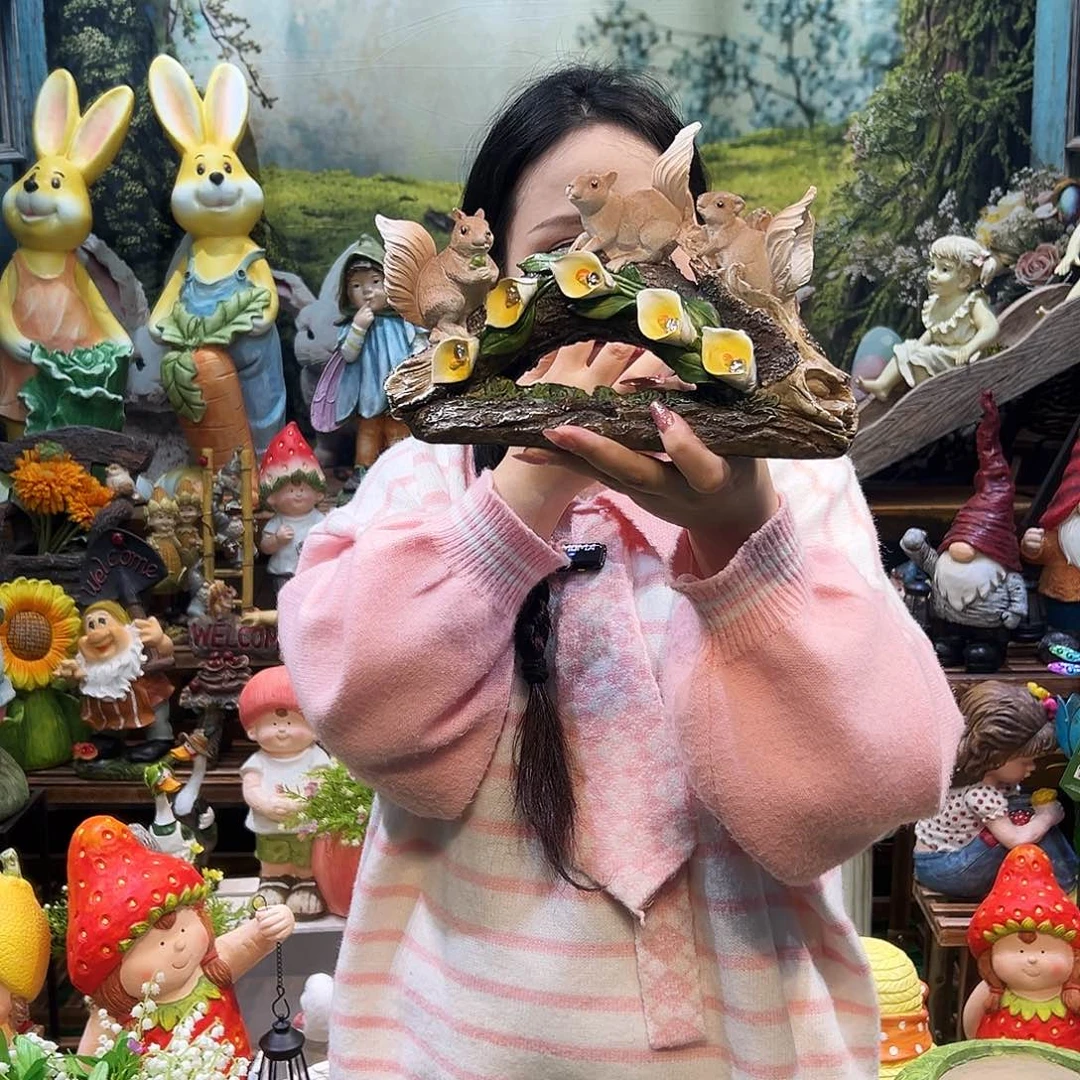 花园摆件红红火火