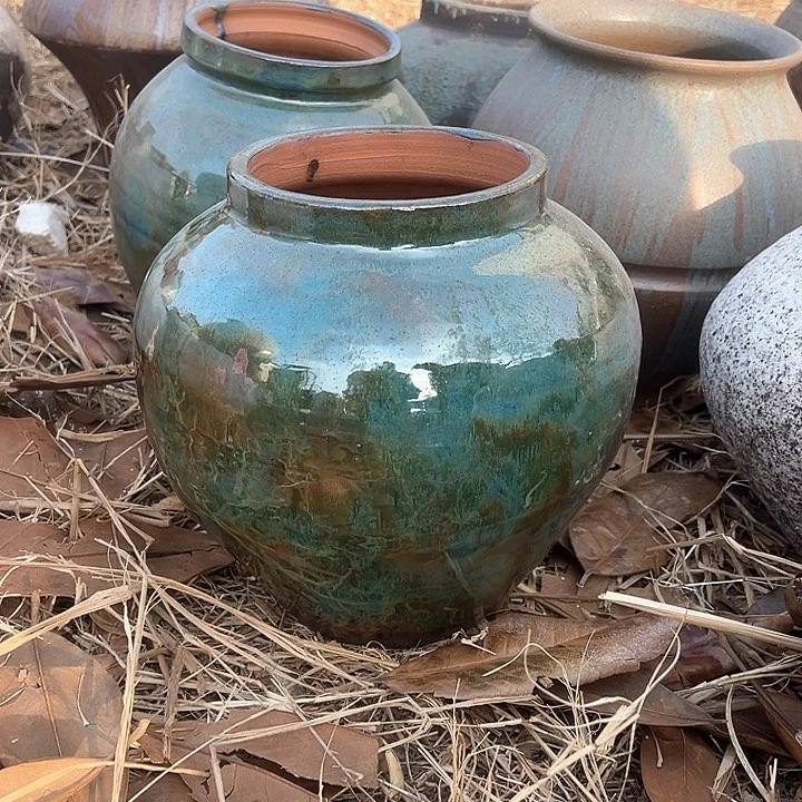 紫砂花盆高度28 口16