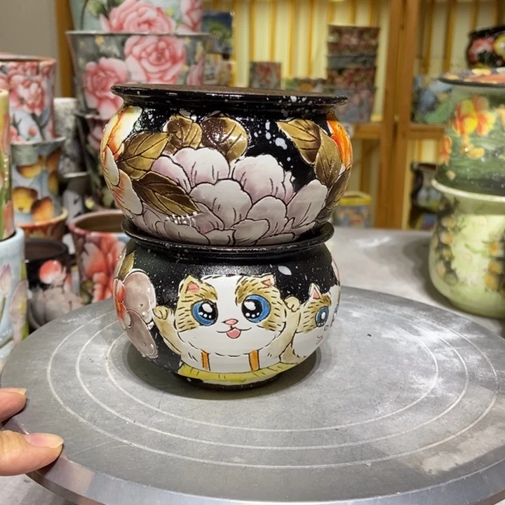 景德镇艺术手绘作品