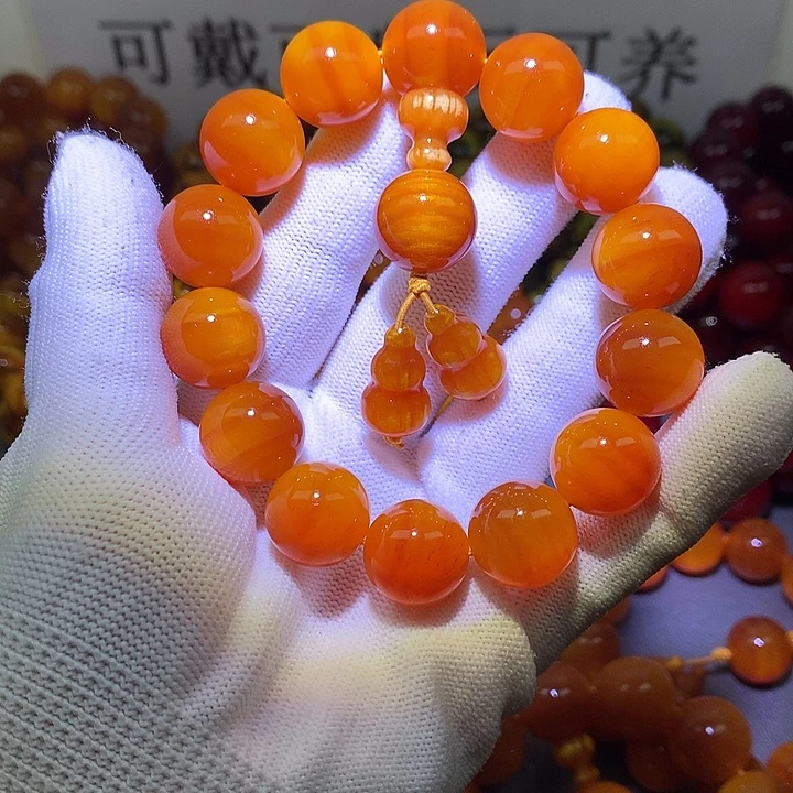 手串/手链松木（琥珀木）1.6 包浆高货