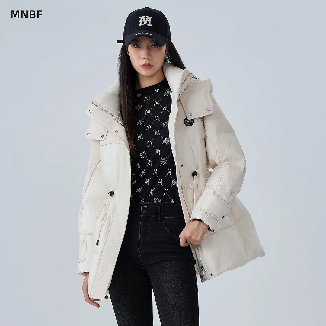 【九月专属】冬季抽绳收腰连帽羽绒服MFCI145141