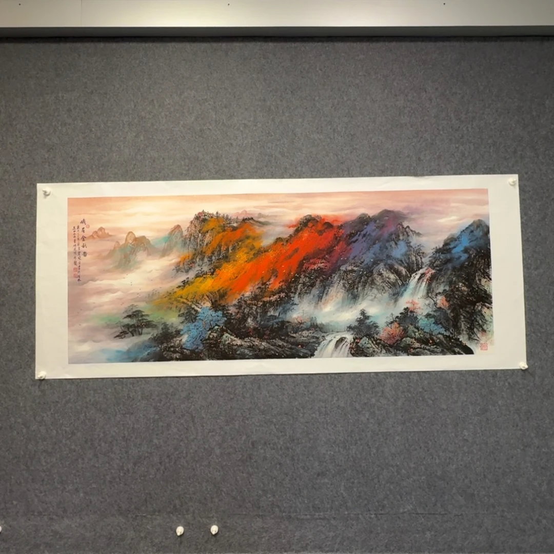 国画霍晓方老师小六尺180*70