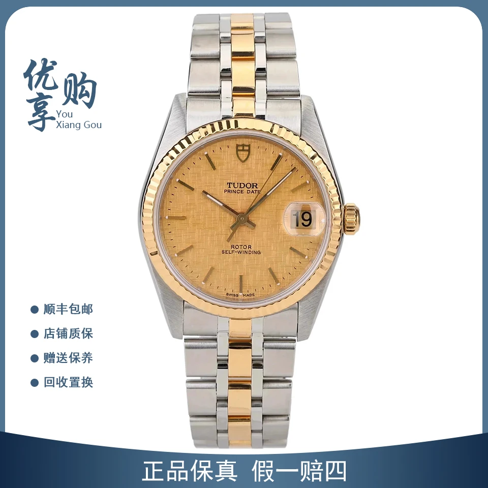 95新 TUDOR/帝舵 大表姐/王子与公主系列间金74033自动男表