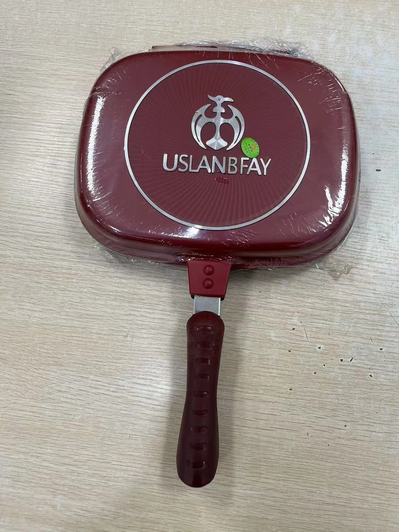 高颜值家用煎锅两面可用