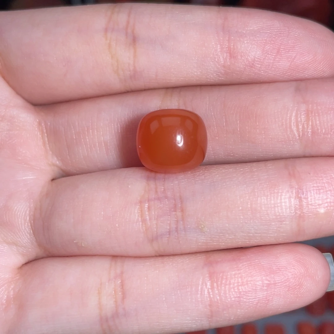 未镶嵌保山老型12mm+南红玛瑙