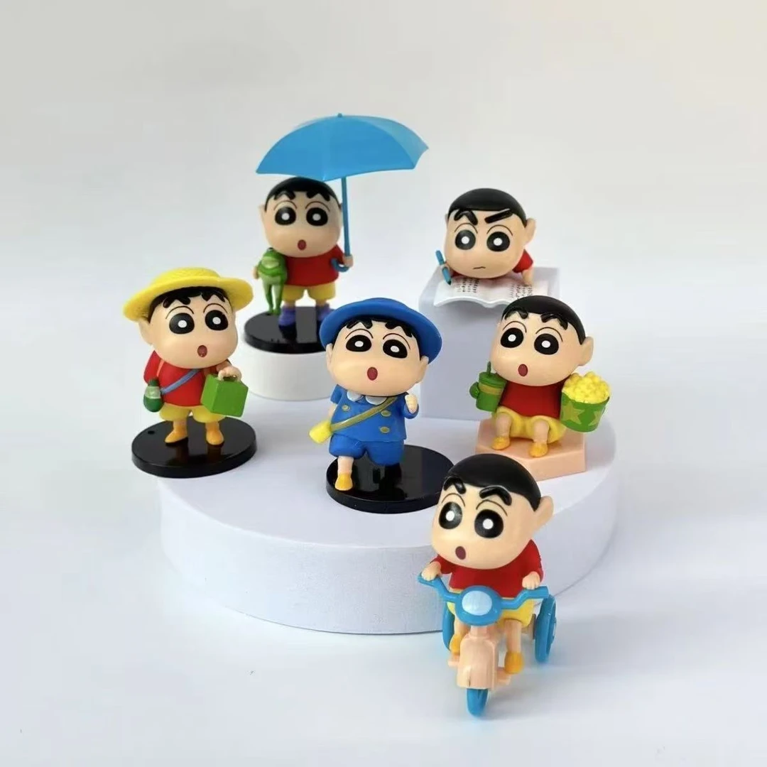 直播拆-【可爱蜡笔小新麦当劳/日常手办可爱装饰摆件】