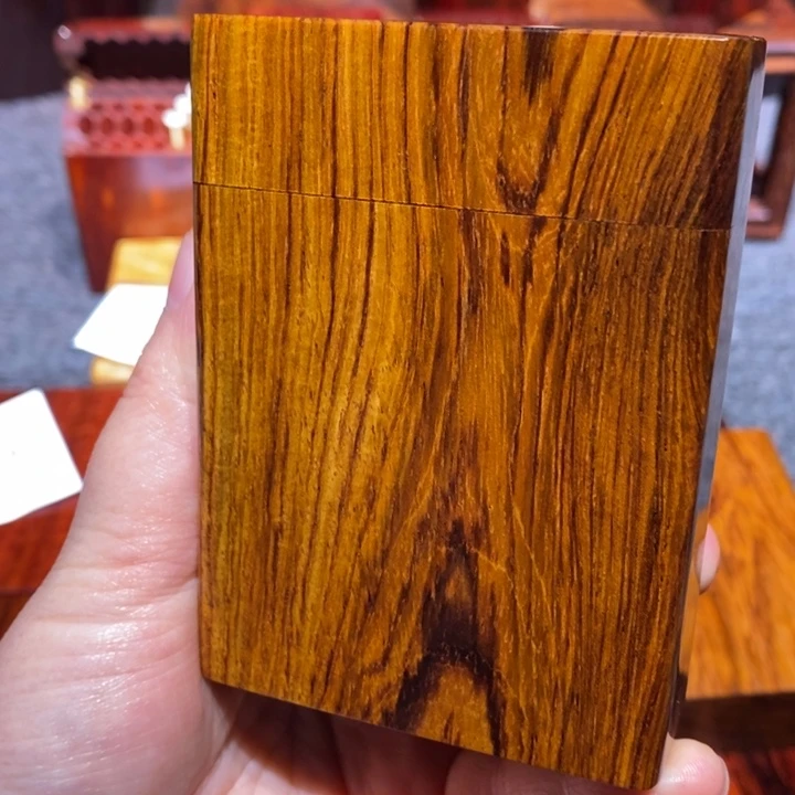虾***黄花梨/降香黄檀粗烟盒