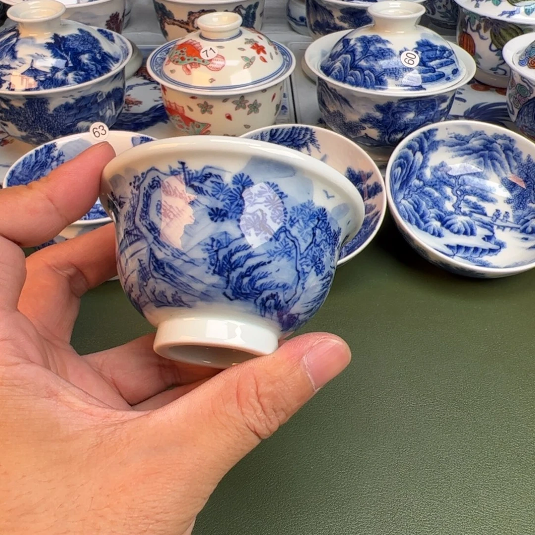 纯手工纯手绘茶具85