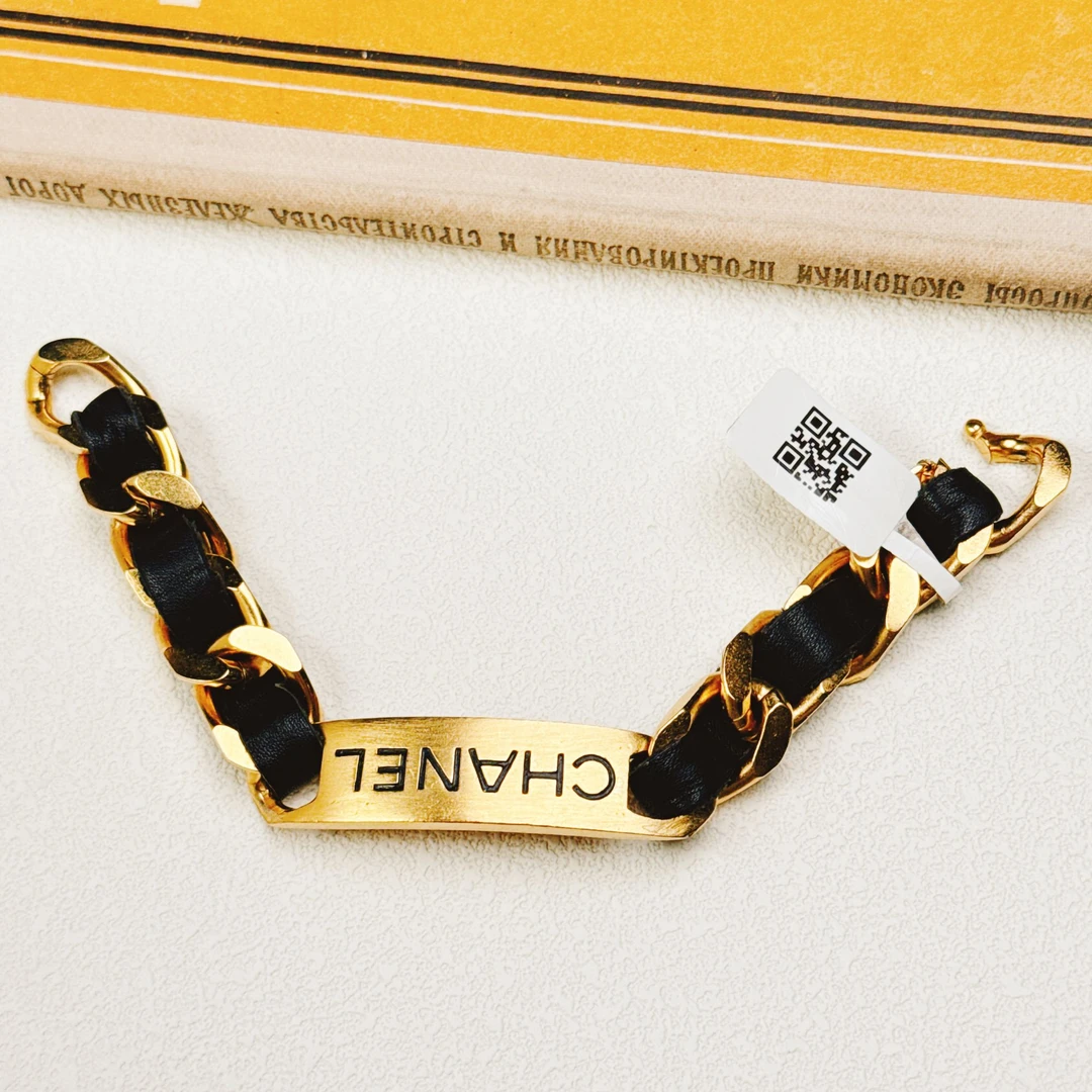 95新 Chanel/香奈儿 柚礼中古/香奈儿皮穿链手链LZ511780