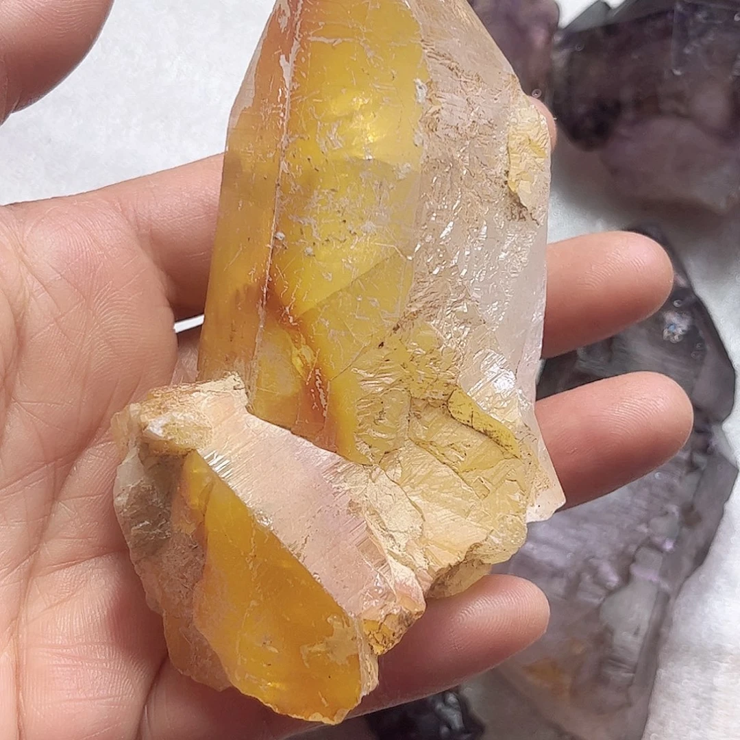 水晶天然水晶原石未镶嵌爱***志