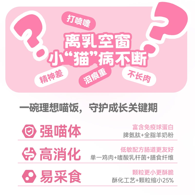 鲜肉酥化适合孕幼猫全价猫粮单一鸡肉配方高蛋白营养