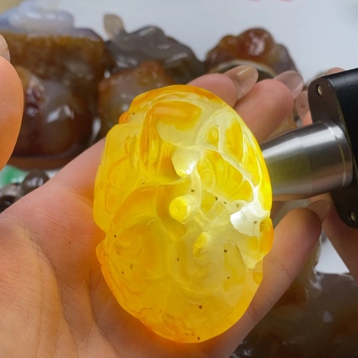 玛瑙/玉髓合金颈饰