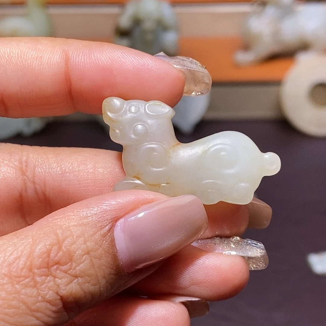 和田玉挂件未镶嵌战*