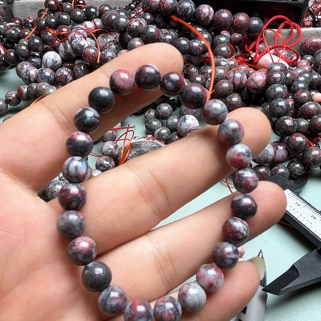 天然朱砂辰石吊坠