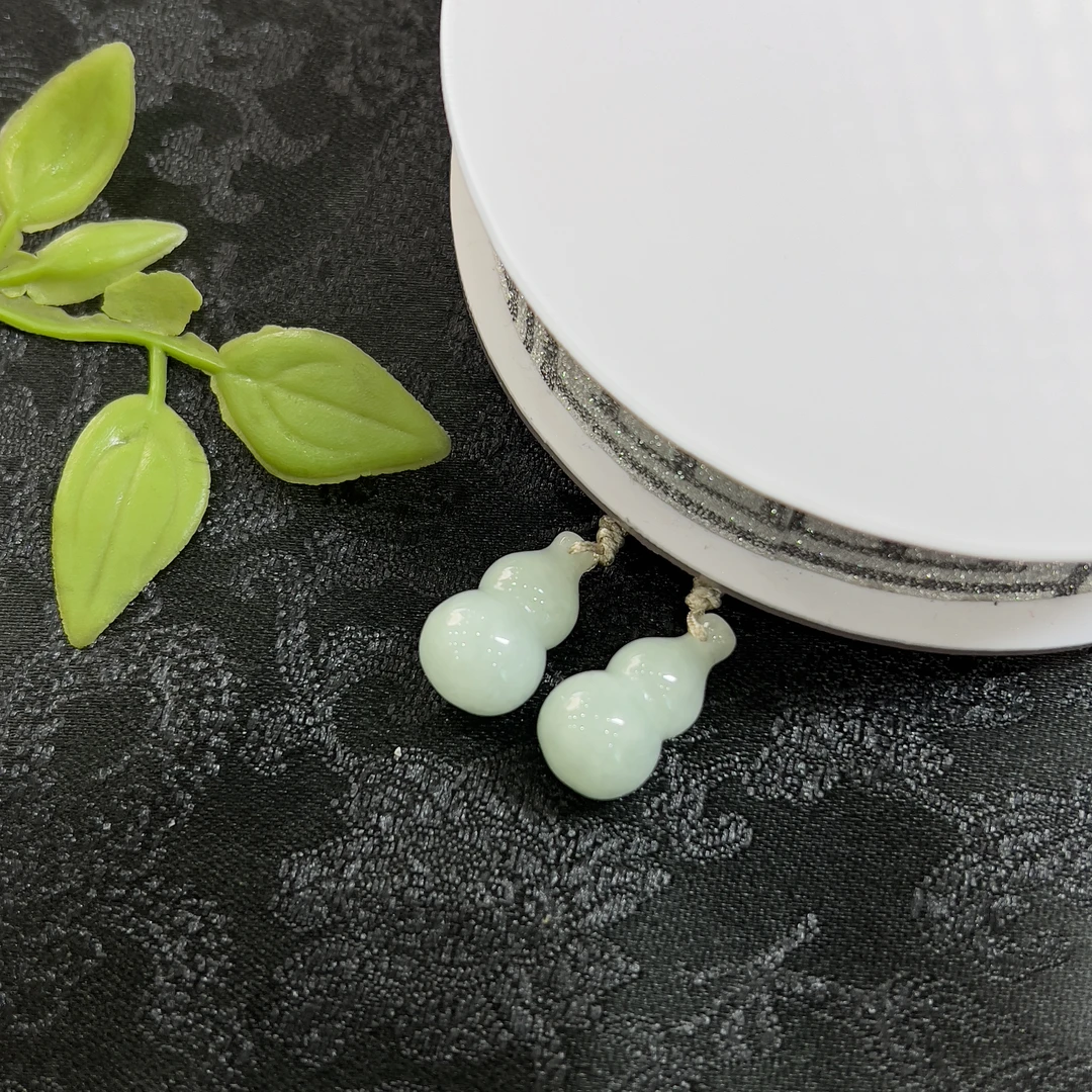 【芬姐珠宝】K216-1030 立体葫芦吊坠 天然缅甸A货翡翠多样性发一