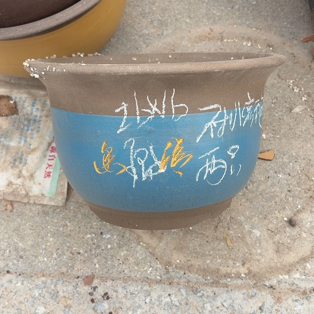 宜兴紫砂花盆，现货发