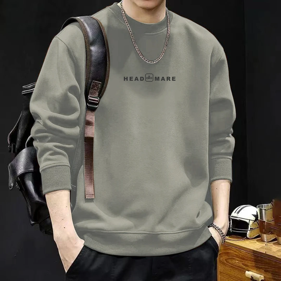 秋冬卫衣百搭长袖休闲百搭时尚运动男士上衣圆领卫衣（allc）