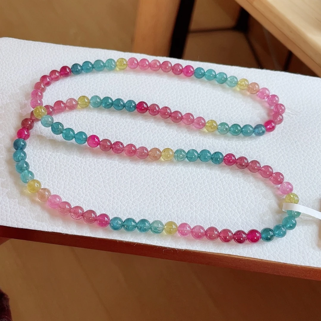 未镶嵌碧玺手链5.8mm左右