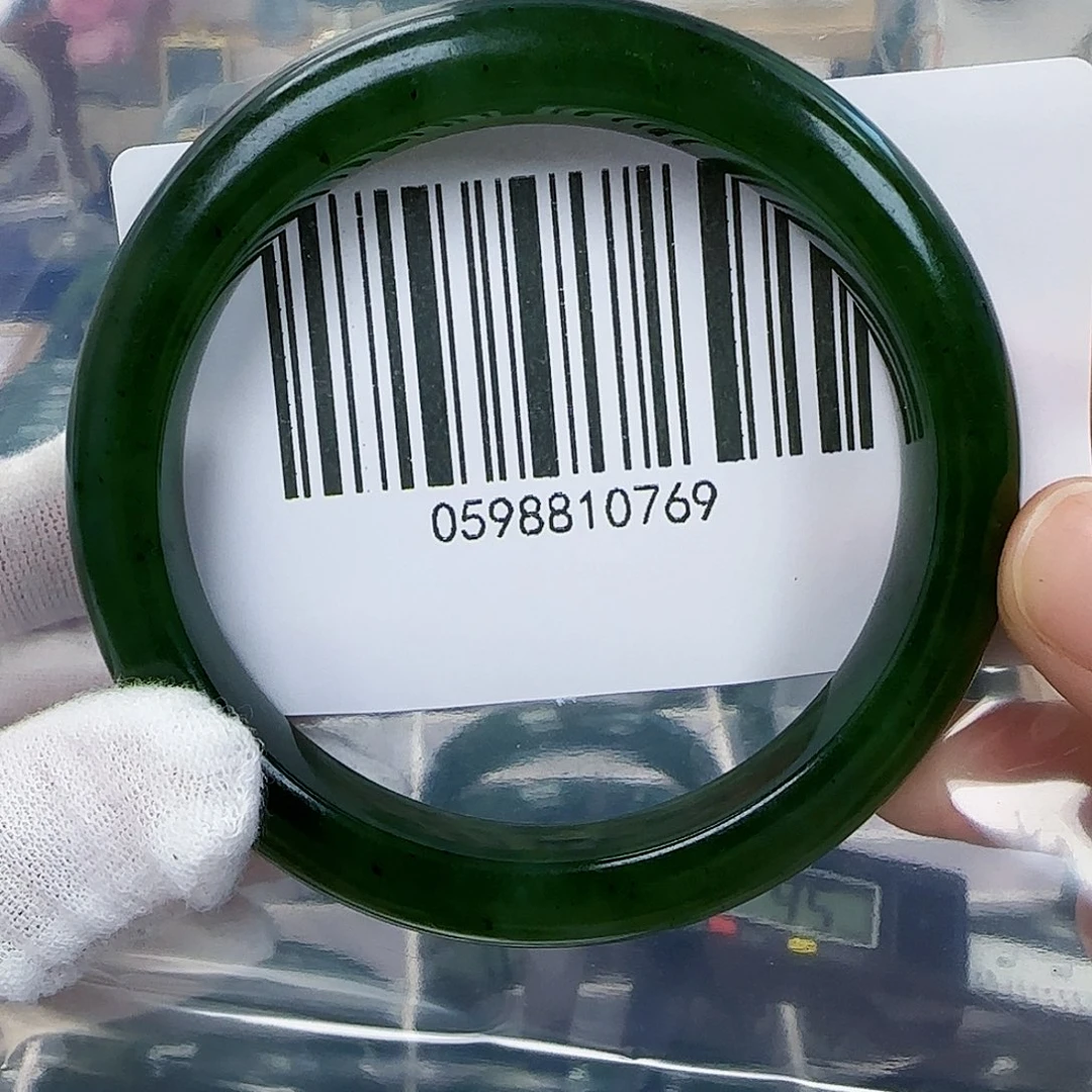 和田玉（碧玉）手镯未镶嵌包容59