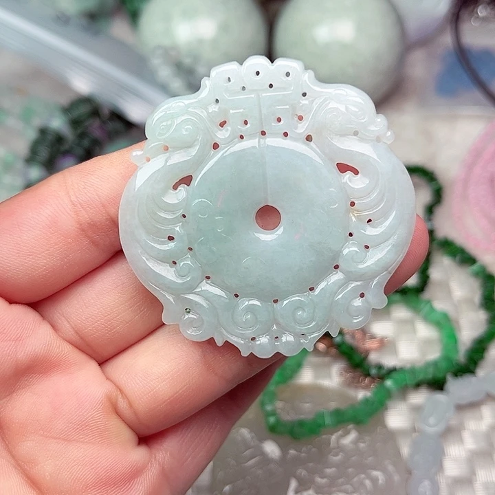 未镶嵌挂件翡翠翡翠