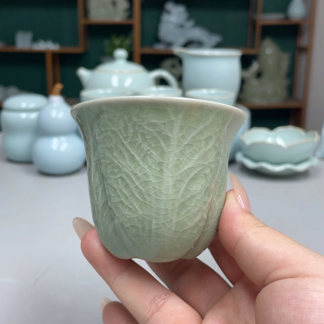 瓷百财杯带礼盒