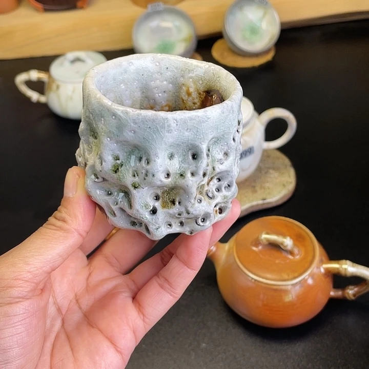 燃薪柴烧茶器主人杯