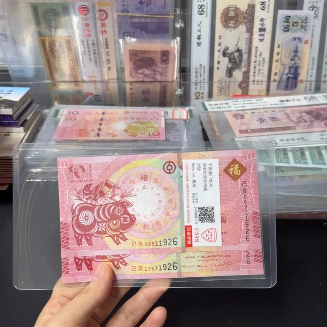纸生肖猪纪念对钞