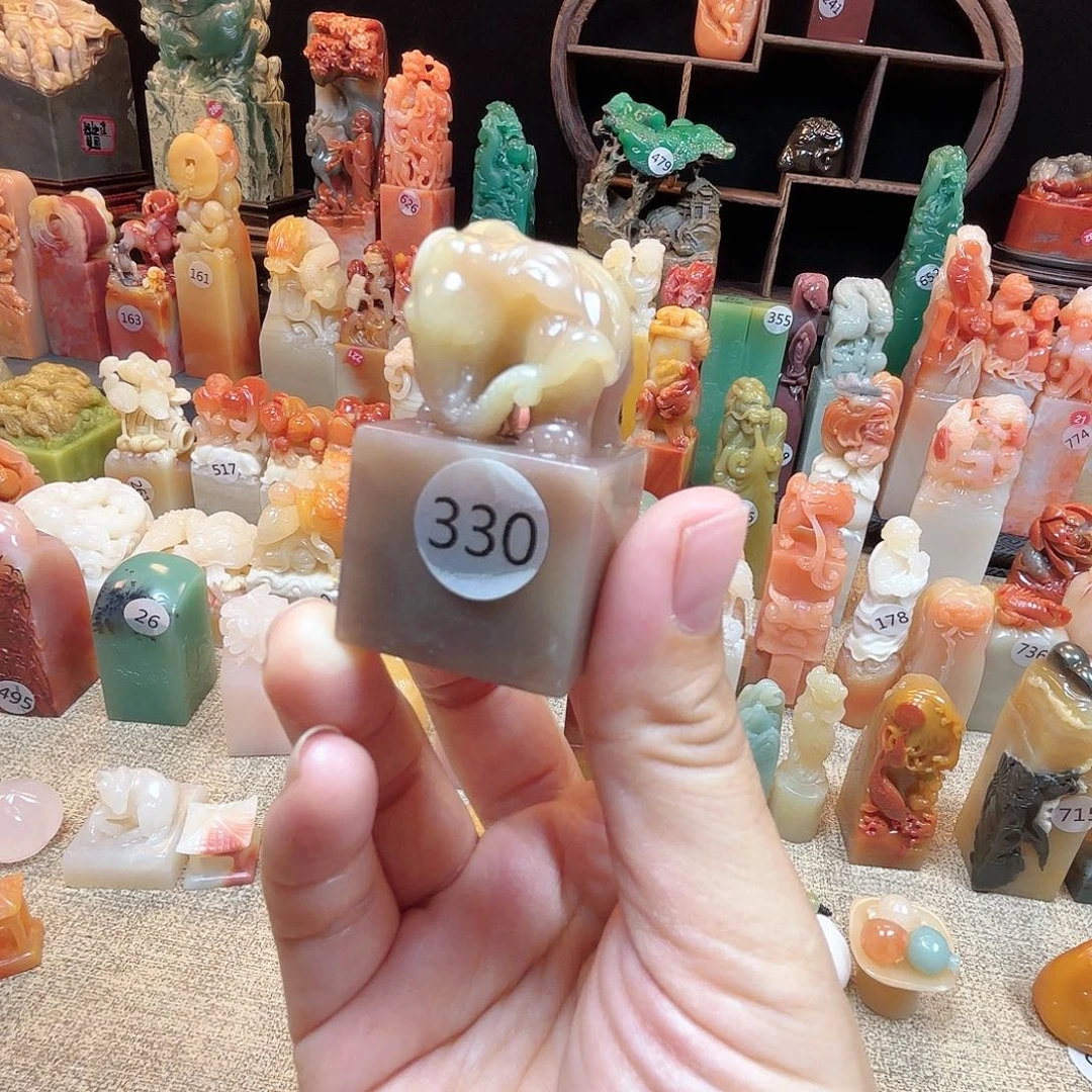 寿山石其他大象印章