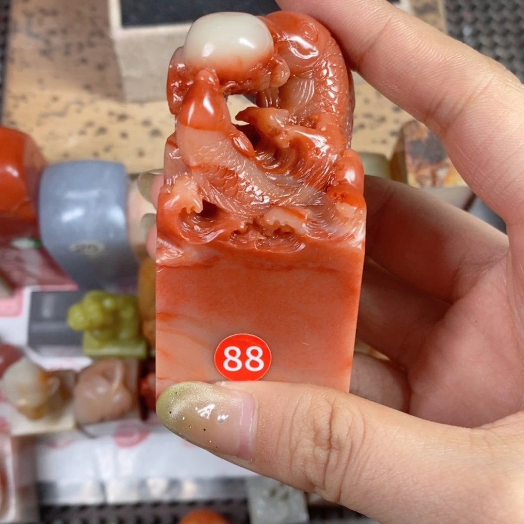 寿山石大*哥成品正章书法用品