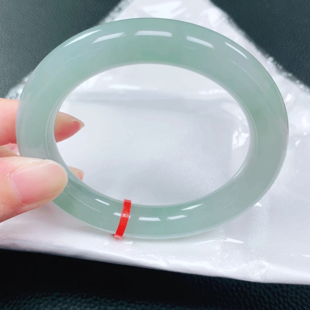 翡翠未镶嵌手镯55圈