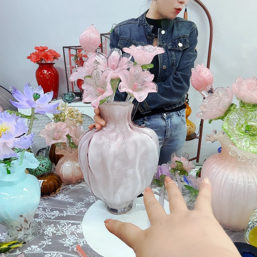 琉璃花瓶花器艺术品