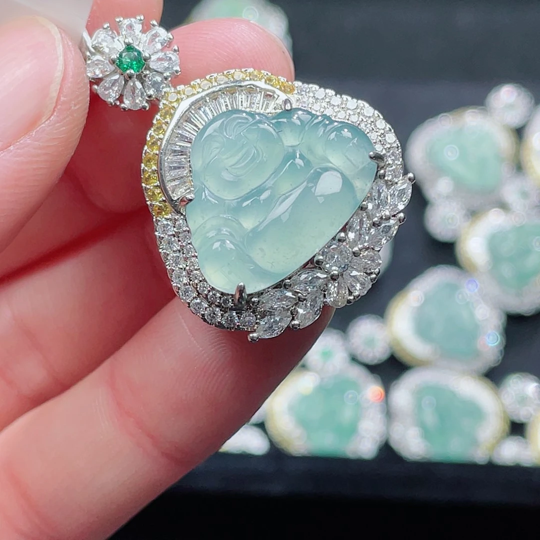 翡翠颈饰未镶嵌186，