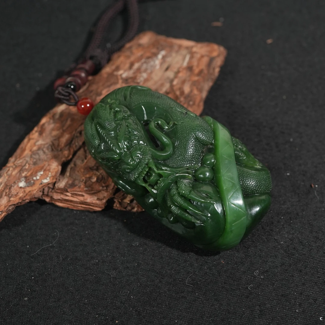 8.13香港王老板-和田玉吊坠一6w691