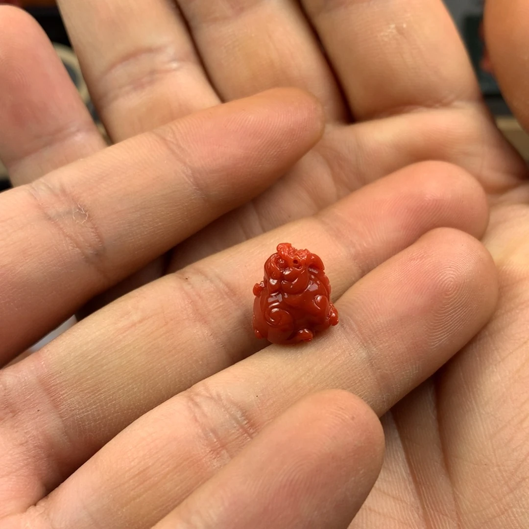 南红玛瑙挂件未镶嵌彬*笑