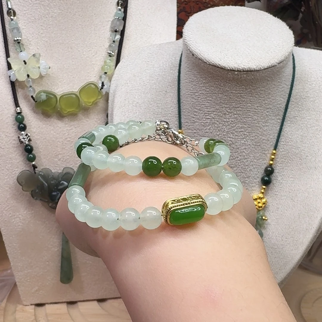 玛瑙/玉髓合金手链发一