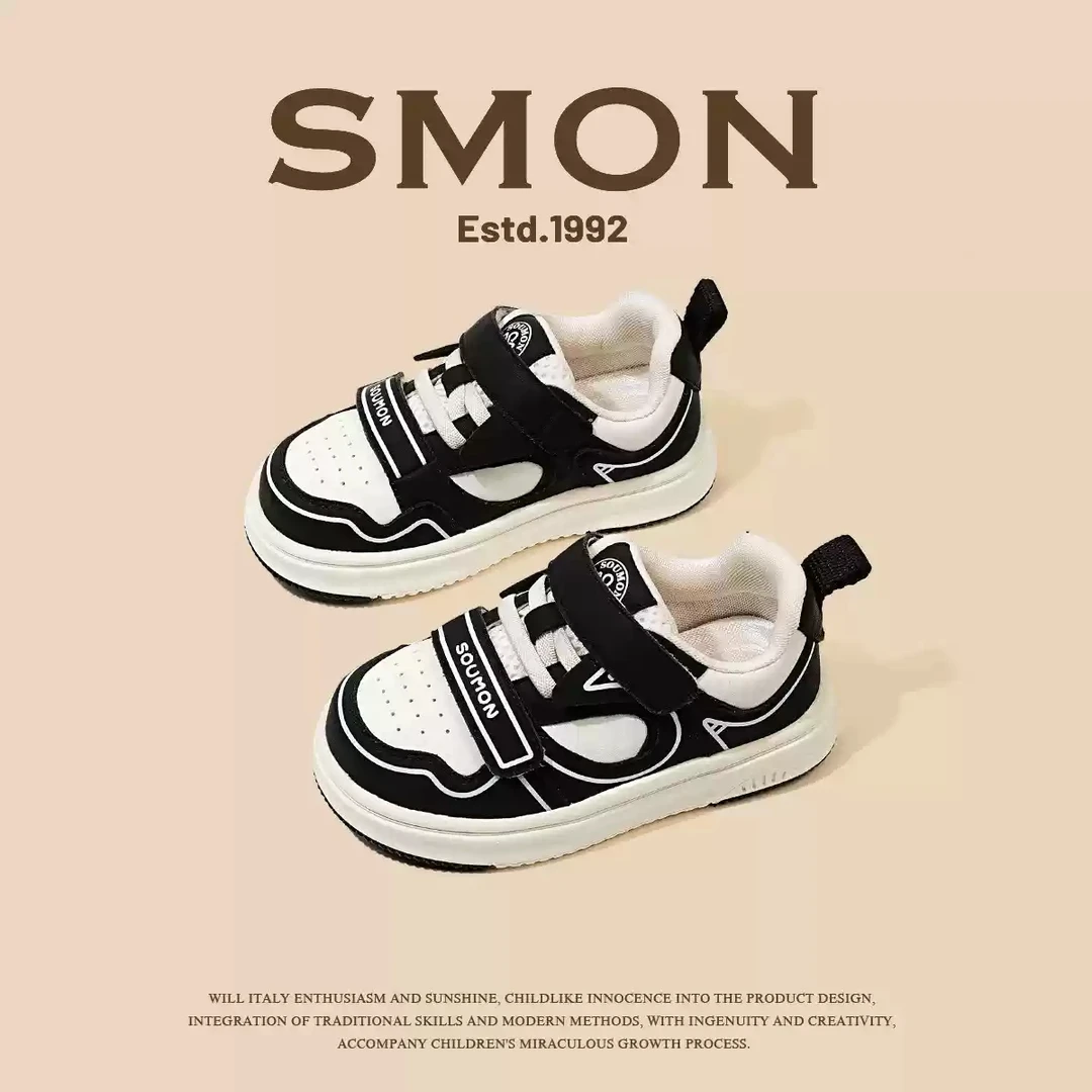 书萌女童运动鞋春秋新款儿童鞋子男童低帮休闲板鞋宝宝鞋软底防滑