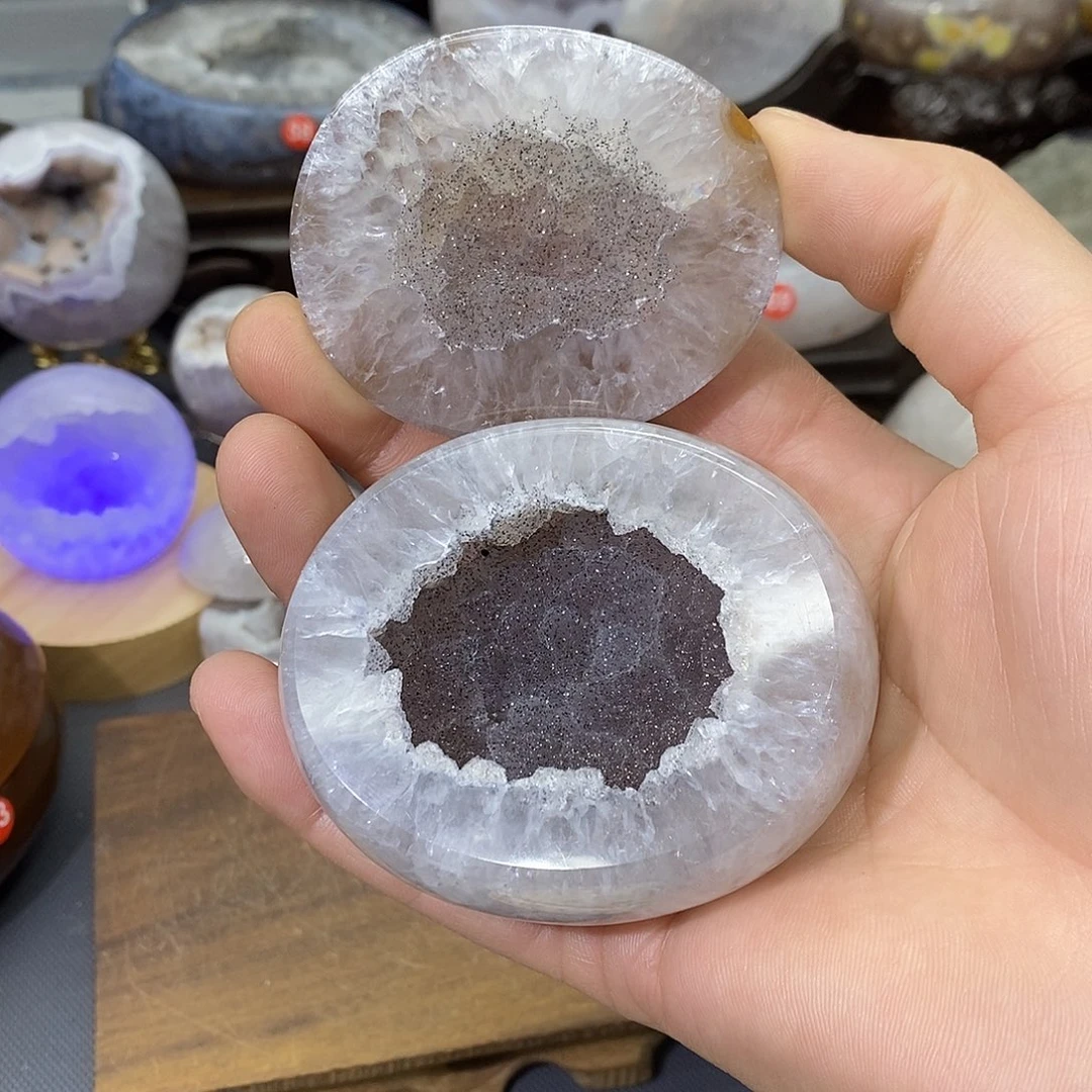 摆件紫晶未镶嵌聚宝盆