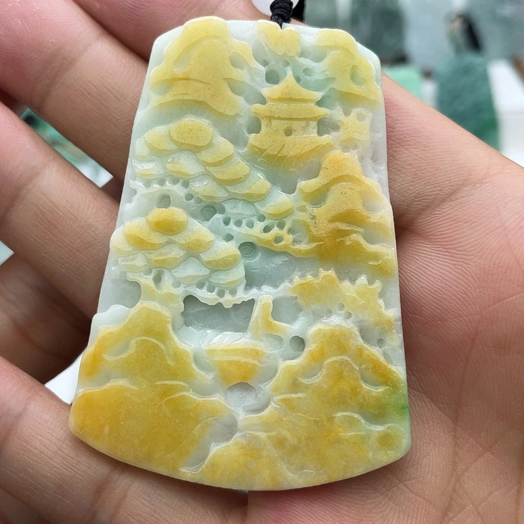 颈饰未镶嵌翡翠翡翠