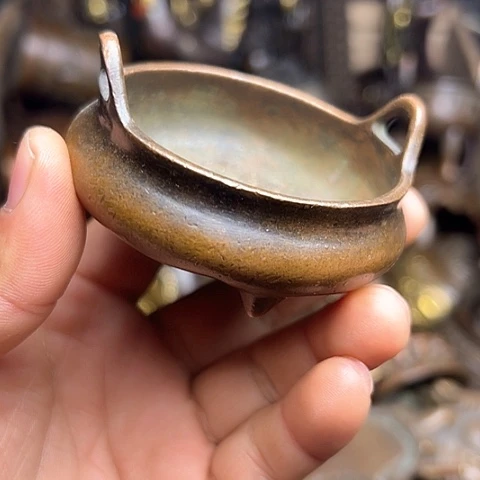 铜制工艺把玩摆件