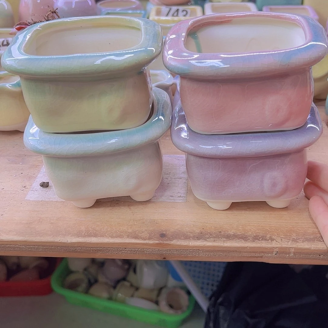 陶瓷花盆当场满12包邮