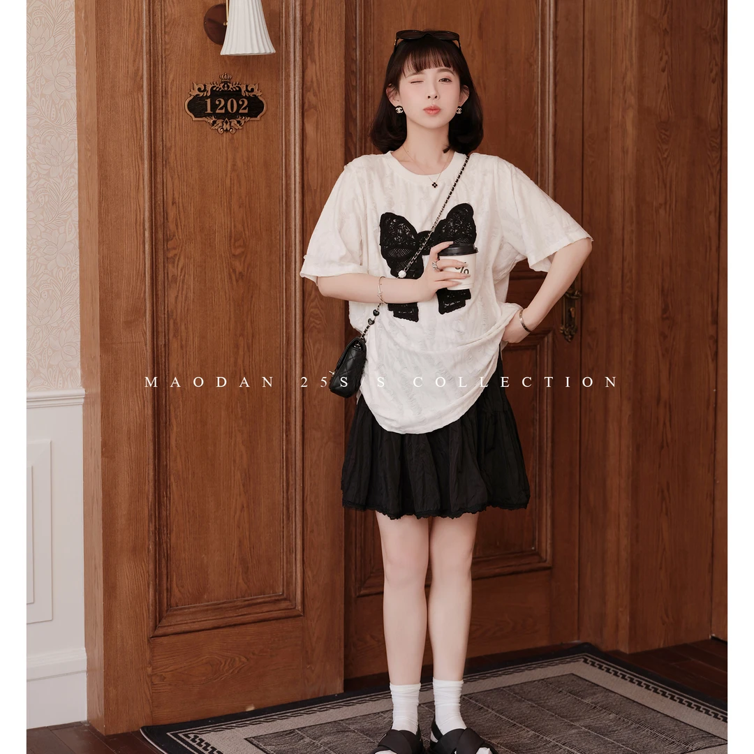 maodan/猫单【酒心巧巧】孕妇装新款夏季显瘦裙裤时尚洋气百搭减龄.