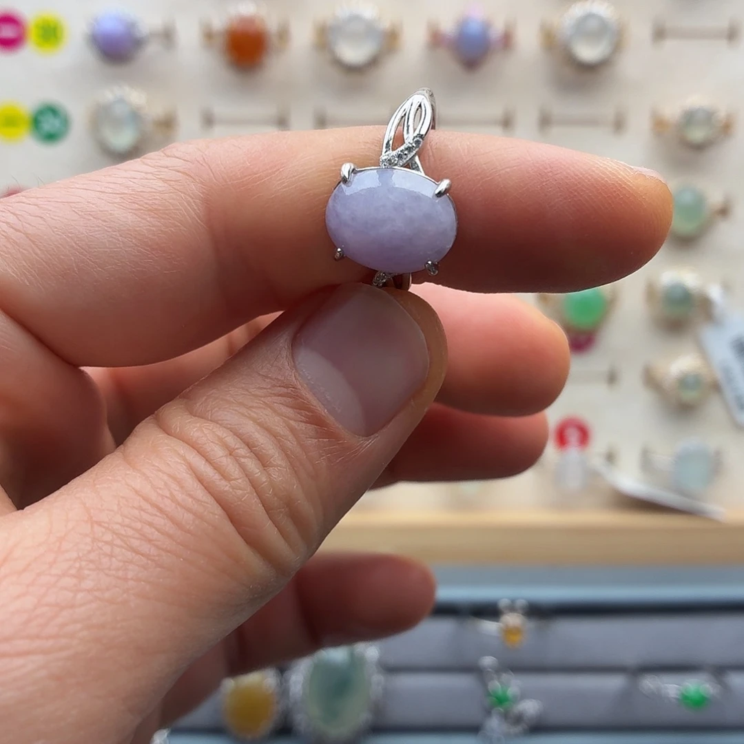 翡翠未镶嵌戒指天然缅甸A货翡翠，假一赔三