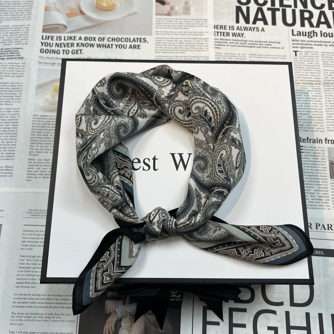 玛丽丹丝70真丝双绉-英伦复古丝巾65*65cm