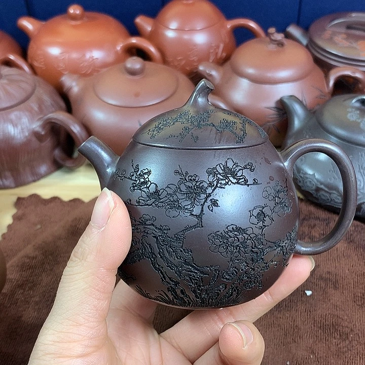 茶壶紫砂紫砂微瑕