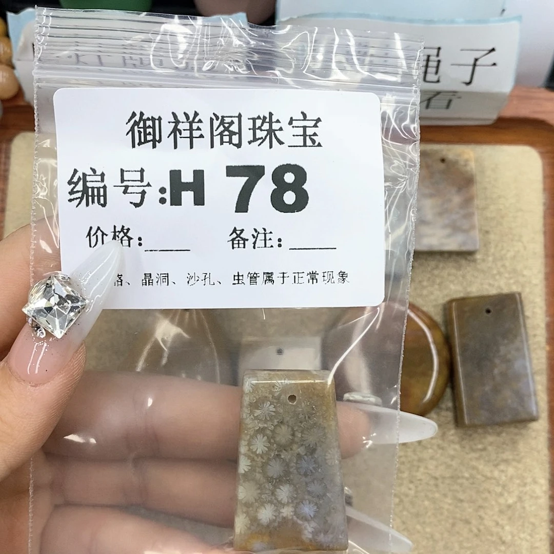 硅化珊瑚（珊瑚玉）q未镶嵌L***理