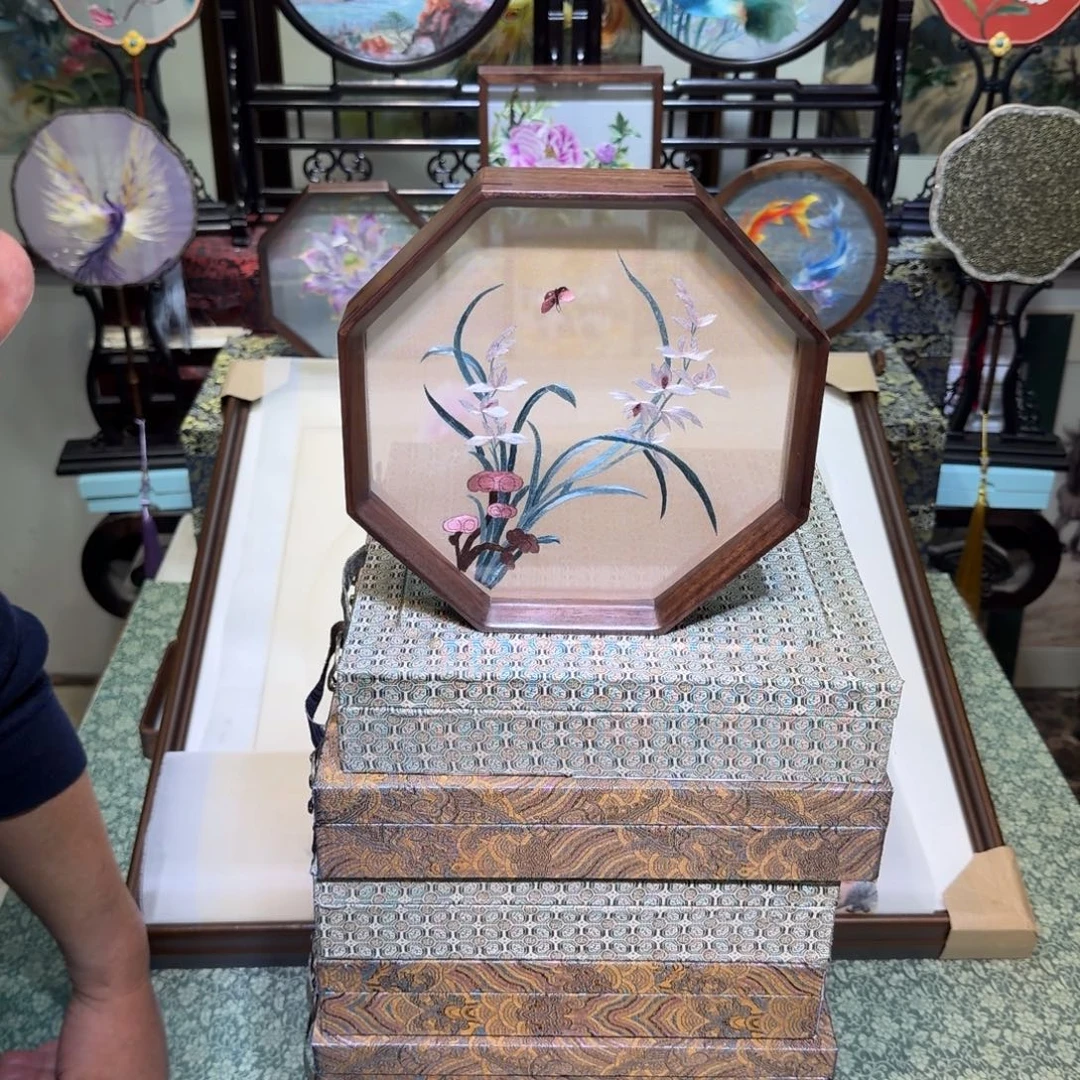 刺绣手工苏绣工艺制作技艺精湛