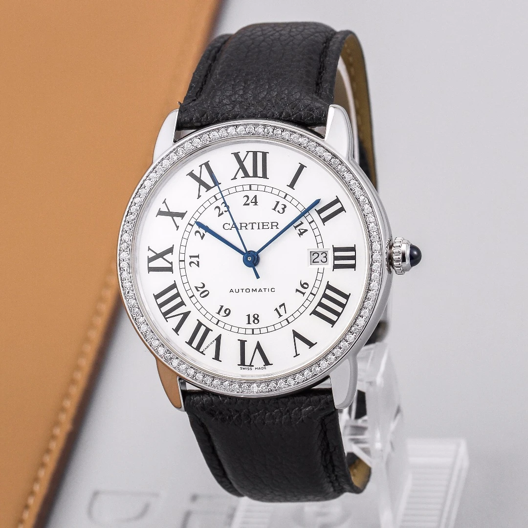 99新 Cartier/卡地亚 自动机械男表伦敦系列w6701010