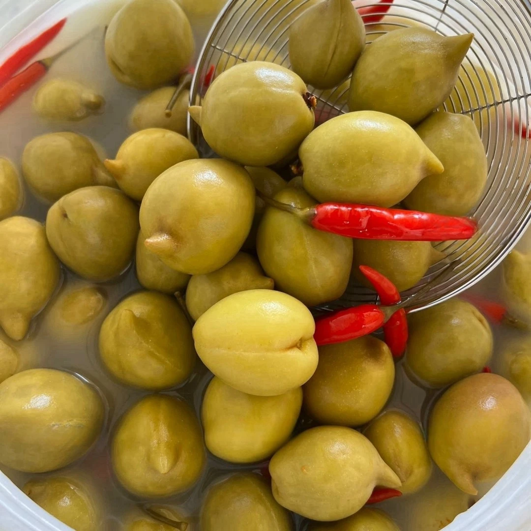 酸甜桃子广西灵山特产酸嘢酸爽脆口泡酸料腌制水果开胃小吃酸野
